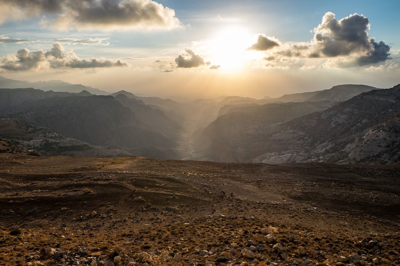 De Dana a Petra Jordanie