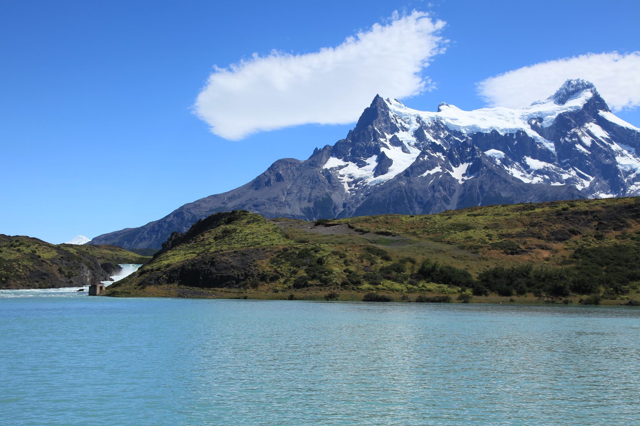 Pehoe Lake Patagonia National Park Chile